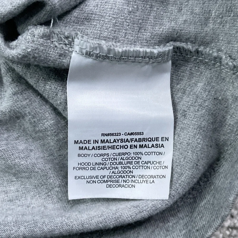 Nike Hoodie Youth‎ Boys XL Grey Sportswear Full Zip Swoosh Logo Sweatshirt Kids